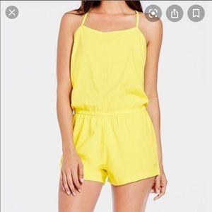 Yellow Fabletics Neema Romper
